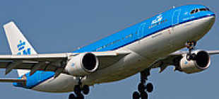 Самолет авиакомпании KLM Royal Dutch Airlines