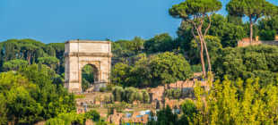 Где находится Триумфальная арка Тита. Местоположение Триумфальной арки Тита на карте Рима и описание